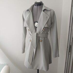Abercrombie Drapey trench coat - Mint green